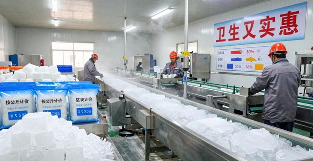 河西食用冰哪里买 良臣制冰厂卫生又实惠