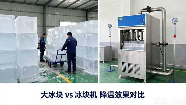 大冰块和冰块机哪个更划算_河西车间防暑降温大冰块_车间大冰块降温效果怎么样
